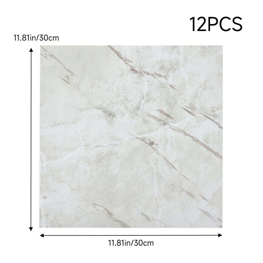 12Pcs Vinyl Floor Tiles Self Adhesive